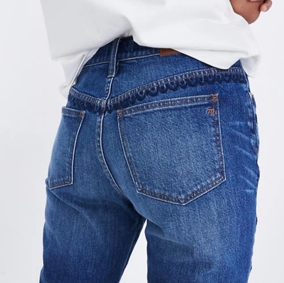Madewell the high rise slim boyjean beaded edition - Picture 4 of 8